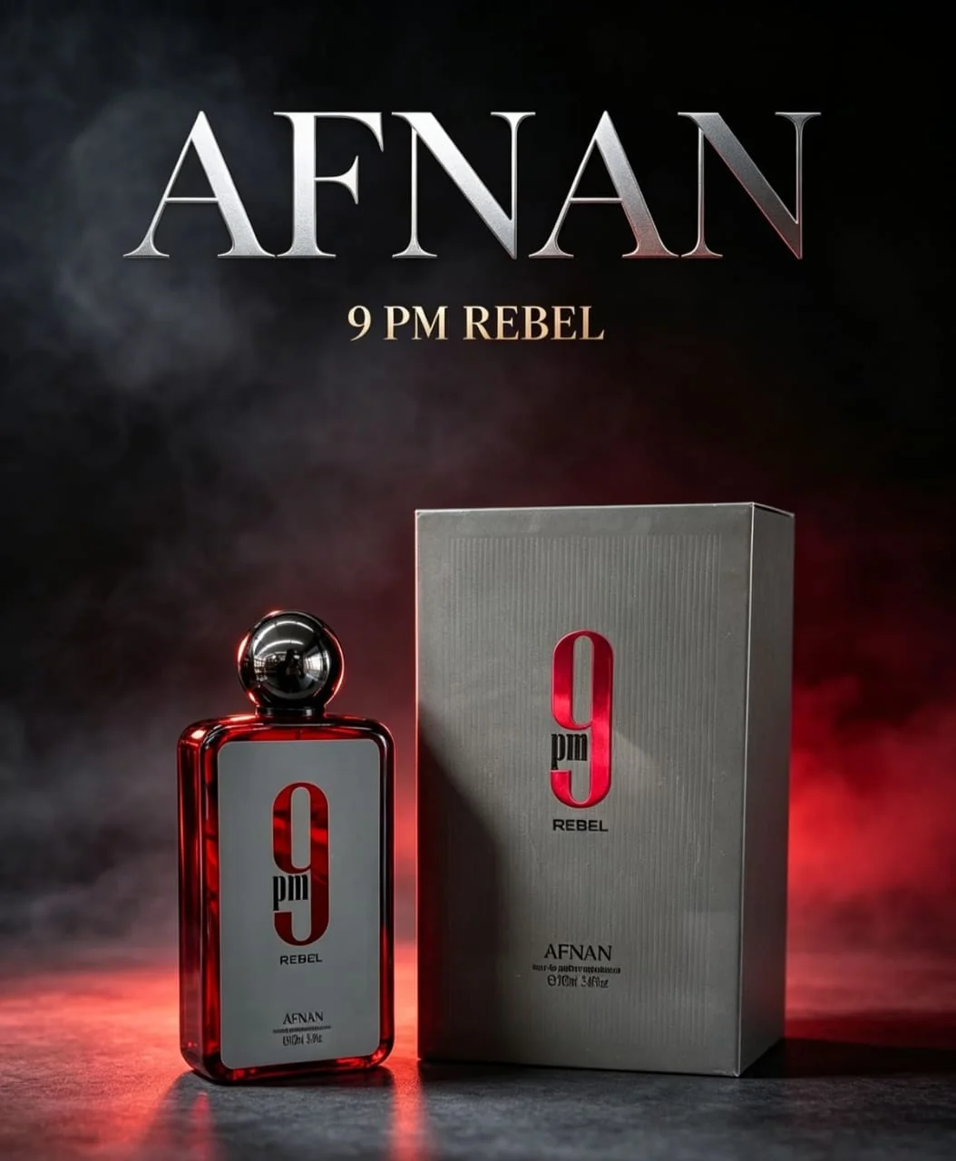 Luxury perfume bottles arranged on a reflective surface with soft lighting